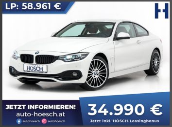BMW 420d Coupe Sport Line Aut. bei Autohaus Hösch GmbH in 