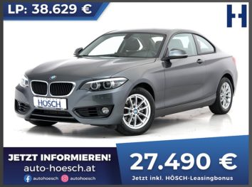 BMW 218i Coupe Advantage Aut. bei Autohaus Hösch GmbH in 