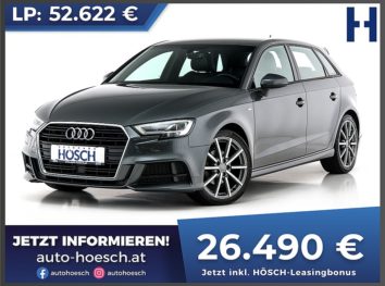 Audi A3 Sportback 35 TDI 2x S-Line Sport Aut. bei Autohaus Hösch GmbH in 