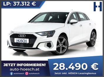 Audi A3 Sportback 35 TFSI Advanced bei Autohaus Hösch GmbH in 