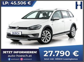 VW Golf Alltrack 2.0 TDI 4Motion Aut. bei Autohaus Hösch GmbH in 