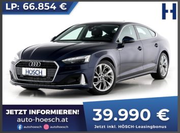 Audi A5 Sportback 40 TFSI Advanced Aut. bei Autohaus Hösch GmbH in 