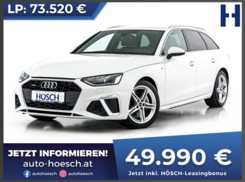 Audi A4 Avant 40 TDI quattro 2x S-Line Aut. Neu! bei Autohaus Hösch GmbH in 
