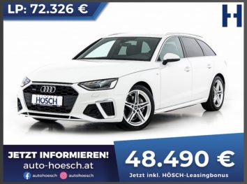 Audi A4 Avant 40 TDI quattro 2x S-Line Aut. Neu! bei Autohaus Hösch GmbH in 
