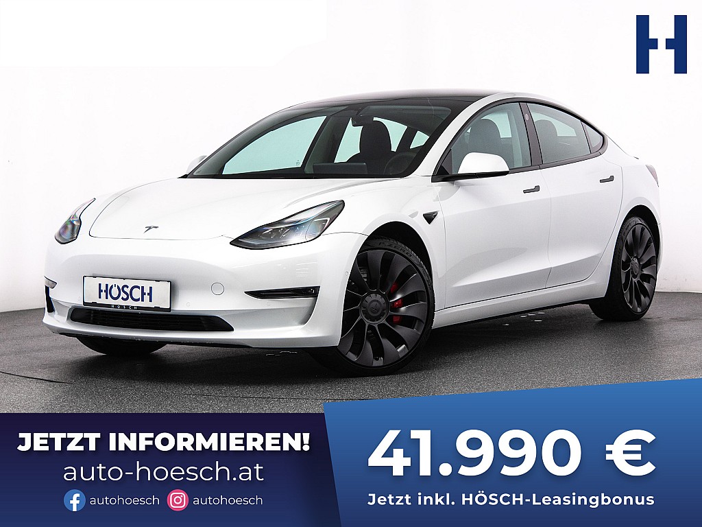 Tesla Model 3 Performance AWD PARKSENSOREN bei Autohaus Hösch GmbH in 