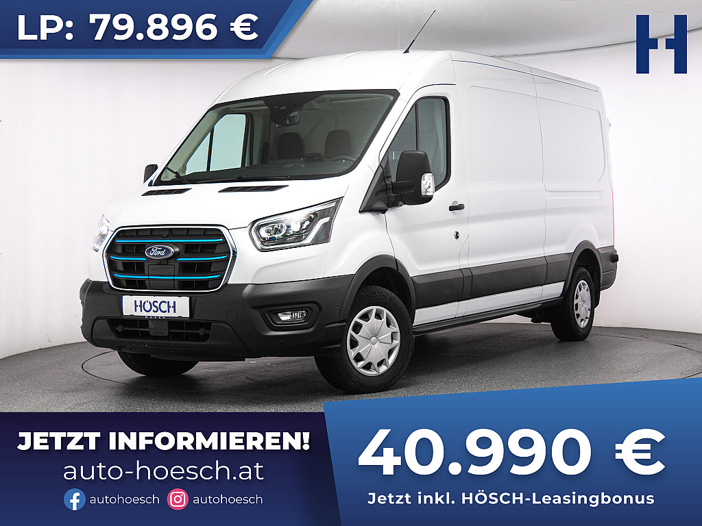 Ford e-Transit 350 L3H2 XENON ACC 360° 35.500.- Netto bei Autohaus Hösch GmbH in 