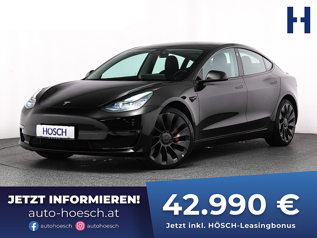 Tesla Model 3 Performance AWD TOP-ANGEBOT bei Autohaus Hösch GmbH in 