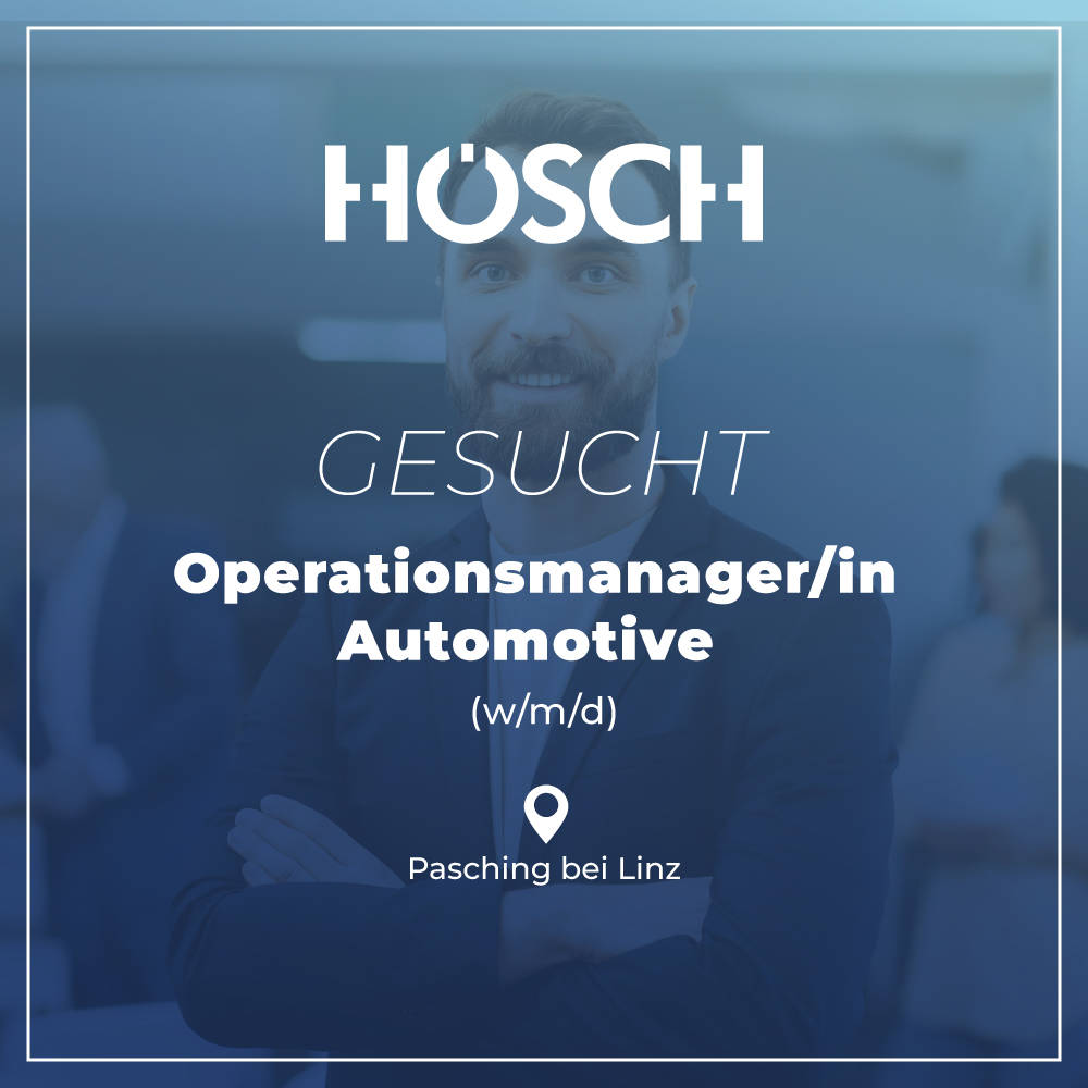 Operationsmanager/in Automotive (w/m/d)