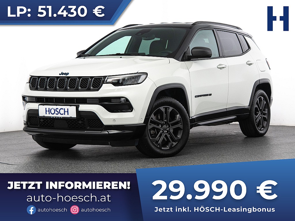 Jeep Compass 4XE 240 PHEV NEUES MODELL LED ACC NAVI bei Autohaus Hösch GmbH in 