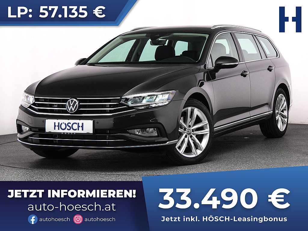 VW Passat Variant Elegance 2.0 TDI Aut. WIE NEU -40% bei Autohaus Hösch GmbH in 