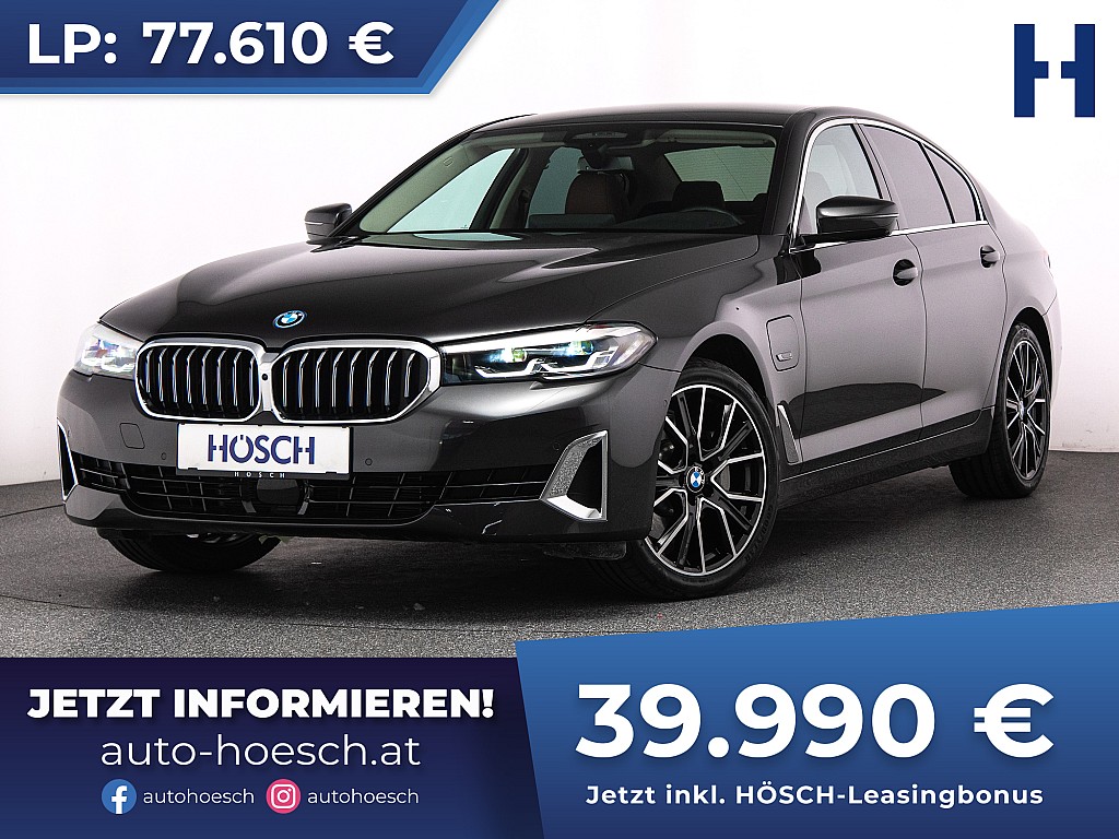 BMW 530e xDrive Luxury LEDER 360° ACC WENIG KM -48% bei Autohaus Hösch GmbH in 