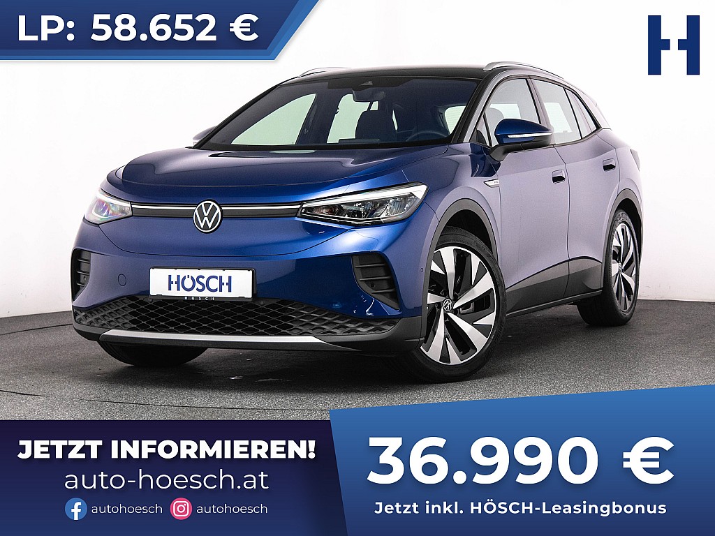 VW ID.4 Pro Performance 82kWh STYLE 20er SPORTPAKET bei Autohaus Hösch GmbH in 