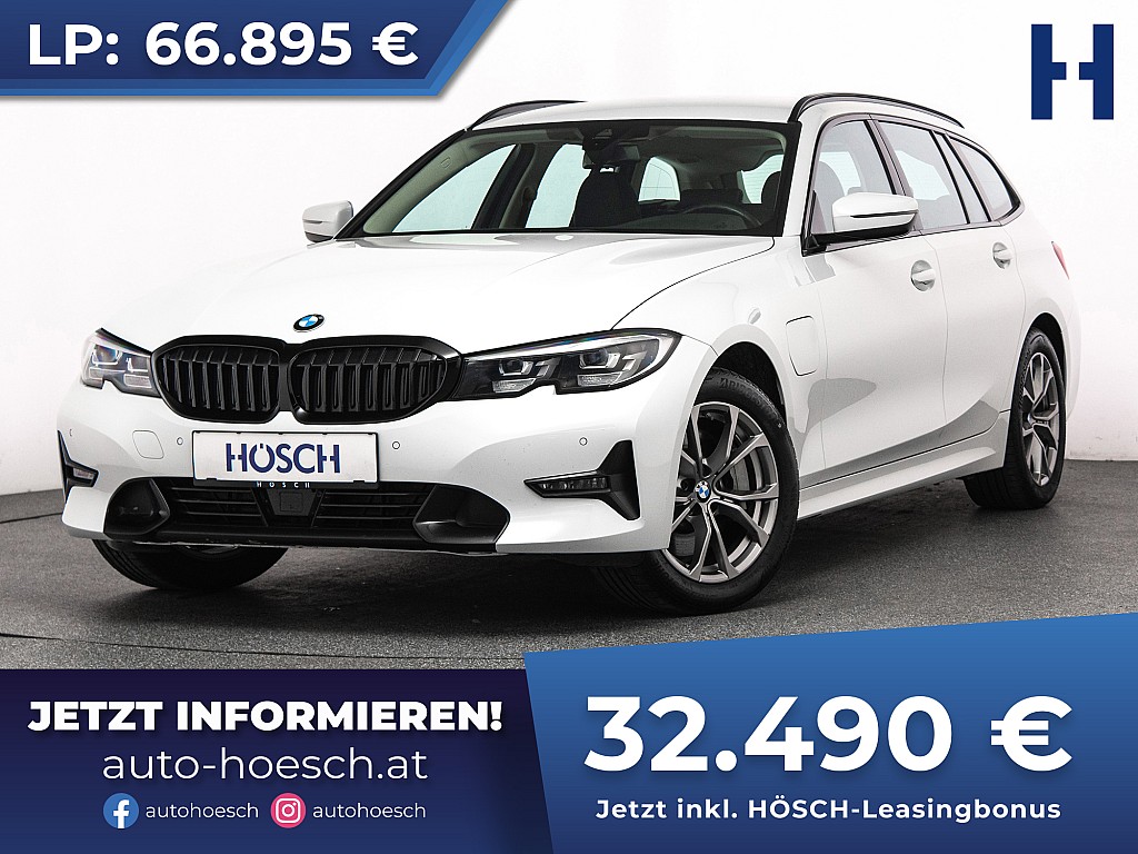 BMW 330e xDrive Touring Sport Line AHK ACC LIVE PROF bei Autohaus Hösch GmbH in 