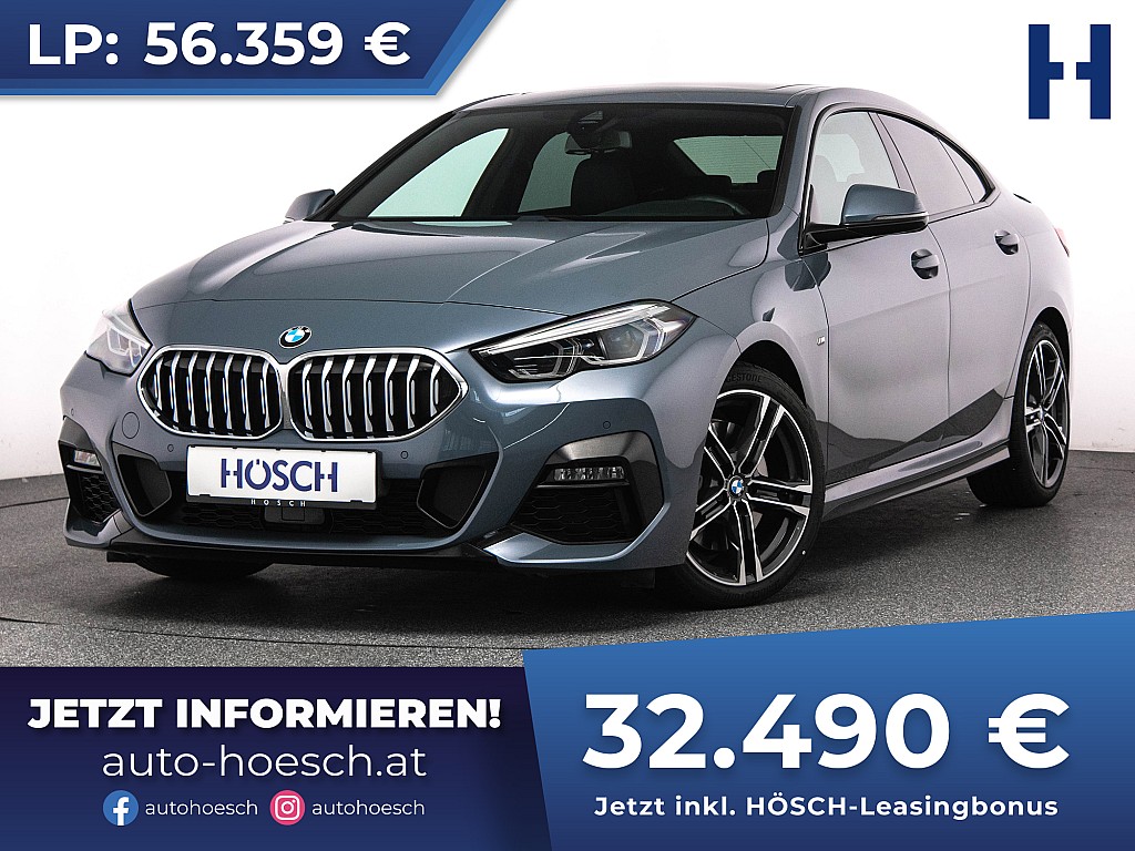 BMW 220d xDrive Gran Coupe M-Sport Aut. PANO ACC AHK bei Autohaus Hösch GmbH in 