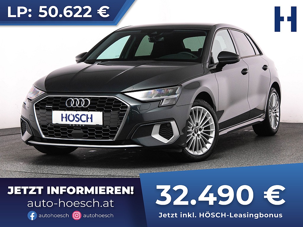 Audi A3 SB 40 TFSI quattro Advanced Aut. EXTRAS bei Autohaus Hösch GmbH in 