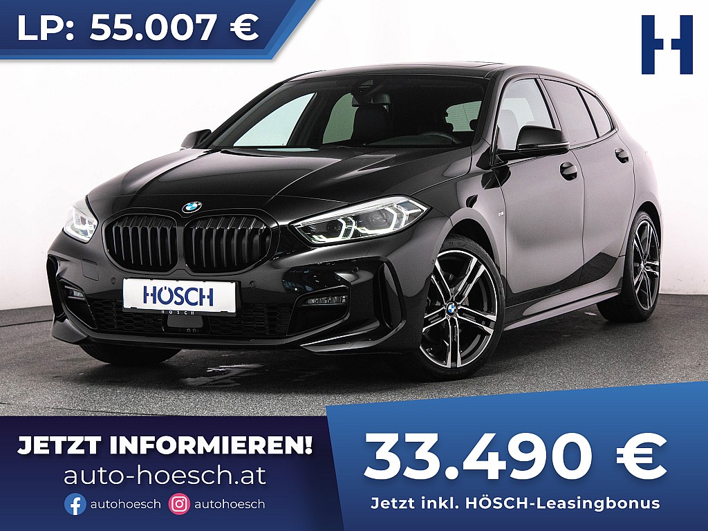 BMW 116d M Sport Aut. PANO LIVE PROF WENIG KM -39% bei Autohaus Hösch GmbH in 