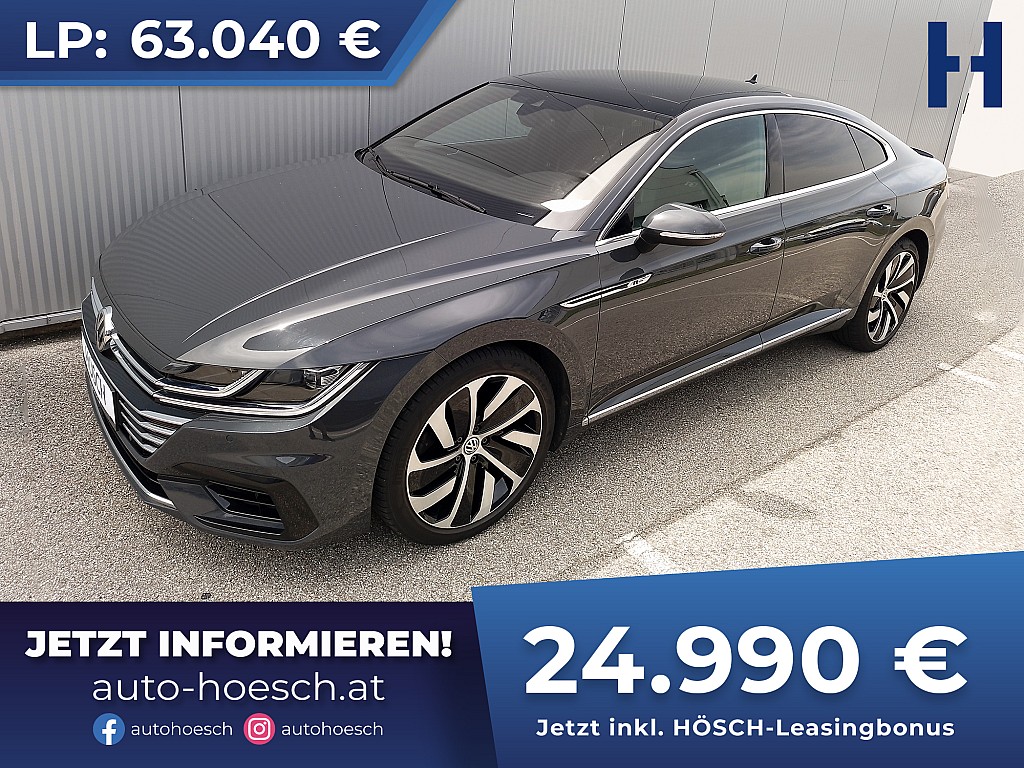 VW Arteon 2.0 TSI R-Line 4Motion Aut. PANO DCC AHK bei Autohaus Hösch GmbH in 