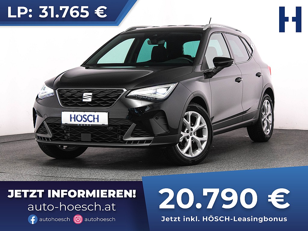 Seat Arona TSI FR NAVI LED KAMERA ACC WINTERPAKET bei Autohaus Hösch GmbH in 