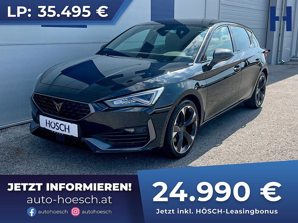 Cupra Leon 1.5 TSI 150 NAV ASSISTENZ R-KAM 18er bei Autohaus Hösch GmbH in 