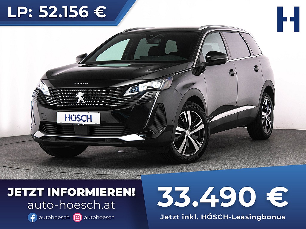 Peugeot 5008 1,2 PureTech 130 GT 7-Sitzer Aut. -36% bei Autohaus Hösch GmbH in 