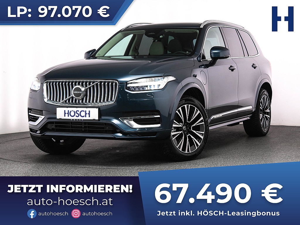 Volvo XC90 T8 AWD Recharge Plus 7-Sitzer EXTRAS WIE NEU bei Autohaus Hösch GmbH in 