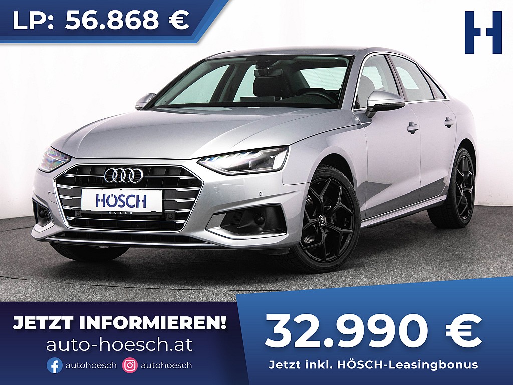 Audi A4 30 TDI Advanced MMI+ VIRTUAL R-KAM++ bei Autohaus Hösch GmbH in 