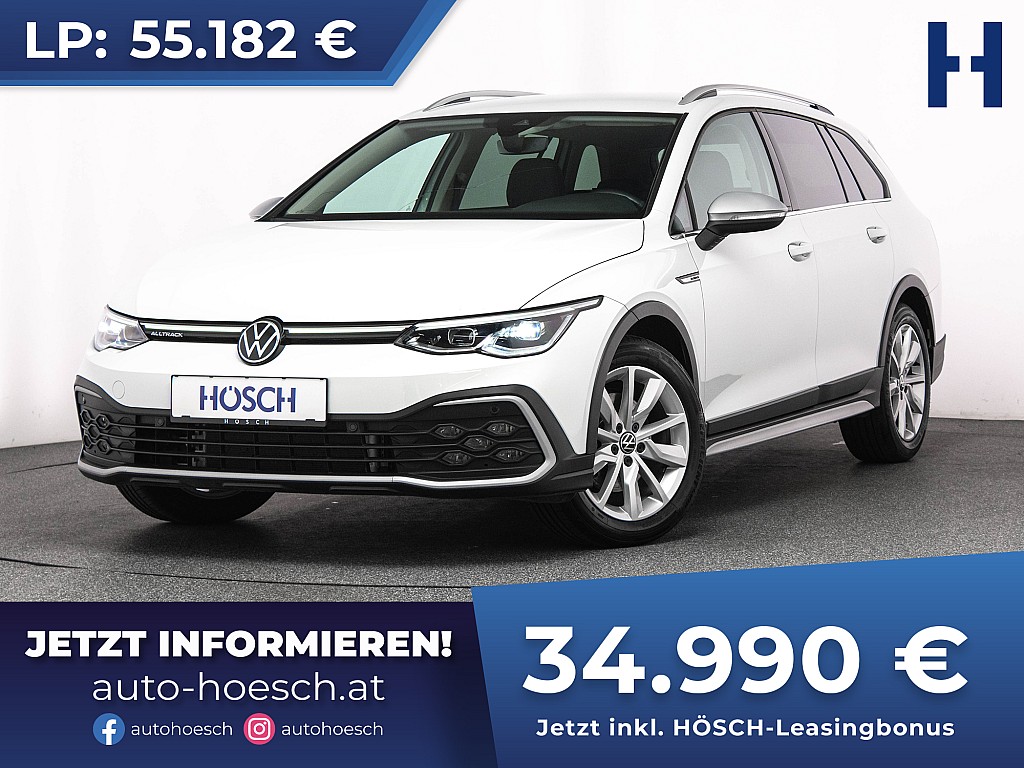 VW Golf Alltrack TDI 4M Aut. STHZ AHK Kamera ACC++ bei Autohaus Hösch GmbH in 