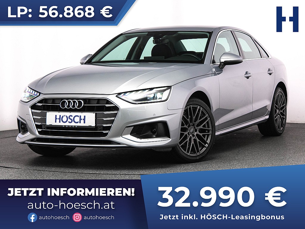 Audi A4 35 TDI Advanced MMI+ VIRTUAL R-KAM++ bei Autohaus Hösch GmbH in 