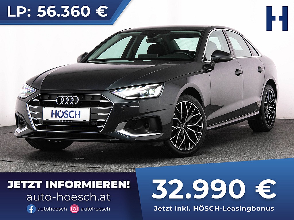 Audi A4 35 TDI Advanced MMI+ VIRTUAL R-KAM++ bei Autohaus Hösch GmbH in 