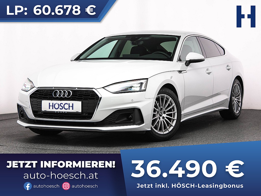 Audi A5 Sportback 35 TDI Aut. EXTRAS NEUWERTIG++ bei Autohaus Hösch GmbH in 