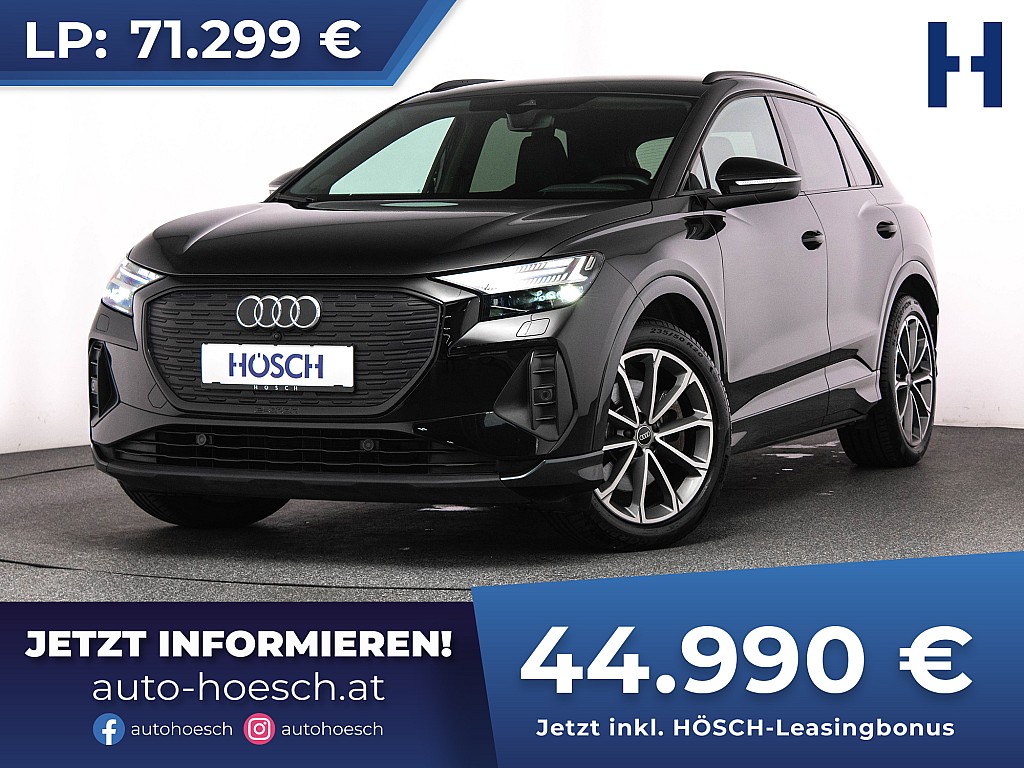 Audi Q4 e-tron 45 quattro Advanced TOP EXTRAS -37% bei Autohaus Hösch GmbH in 