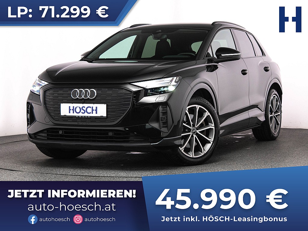 Audi Q4 e-tron 45 quattro Advanced TOP EXTRAS -35% bei Autohaus Hösch GmbH in 