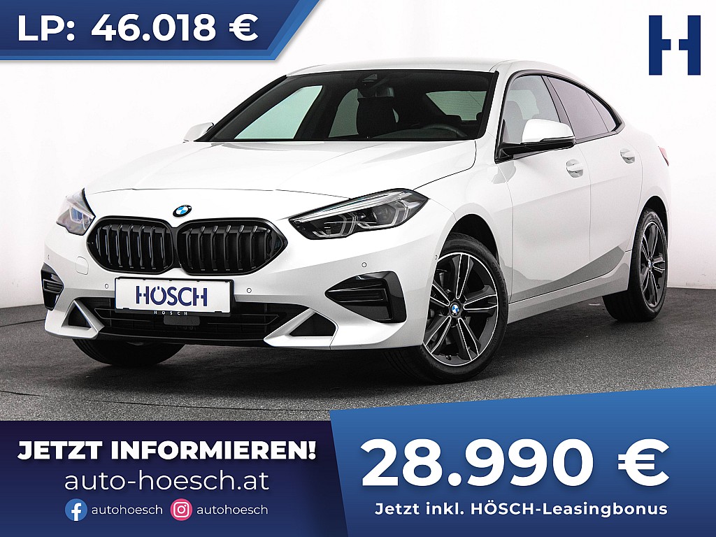 BMW 218i Gran Coupe Sport Line KAMERA WENIG KM! bei Autohaus Hösch GmbH in 