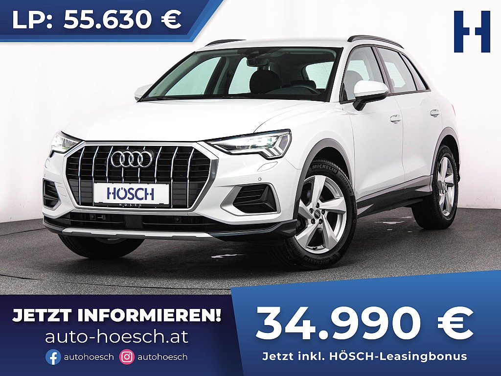 Audi Q3 35 TFSI Advanced Aut. AHK STHZ ACC PARK PLUS bei Autohaus Hösch GmbH in 