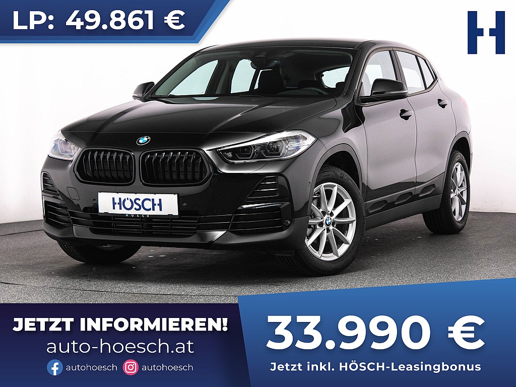 BMW X2 18d Advantage Aut. NEUWAGEN -32% bei Autohaus Hösch GmbH in 