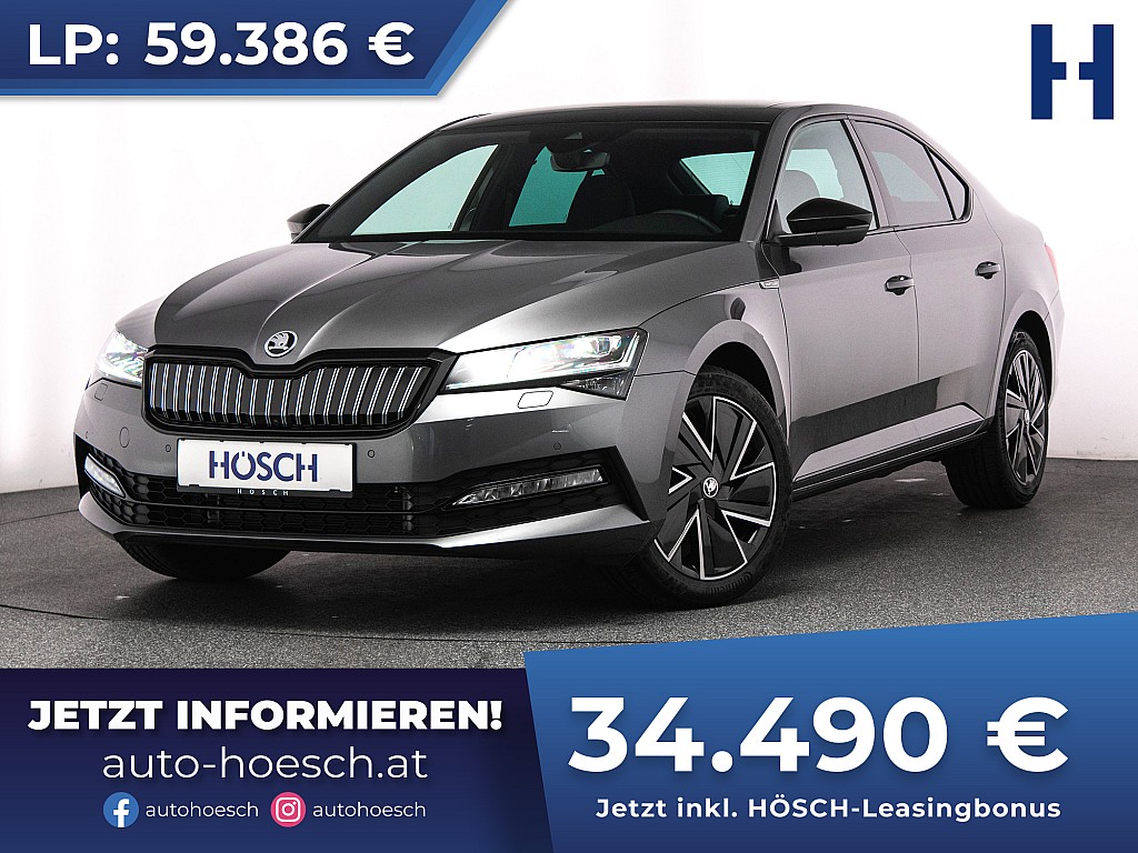 Skoda Superb IV PHEV Sportline MATRIX PANO 360° ACC++ bei Autohaus Hösch GmbH in 