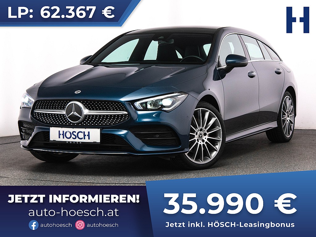 Mercedes-Benz CLA 250e SB AMG PREMIUM PANO AHK 19er -42% bei Autohaus Hösch GmbH in 