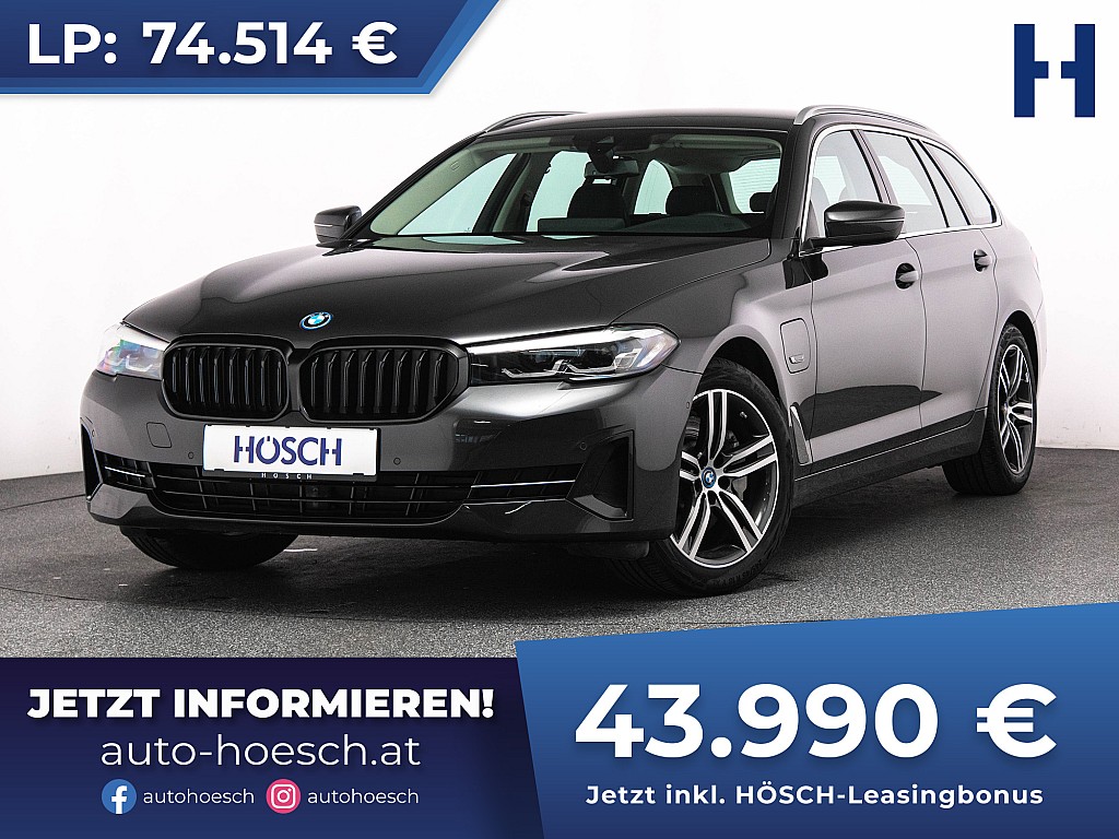 BMW 530e xDrive Touring LIVE PROF LEDER AHK -41% bei Autohaus Hösch GmbH in 