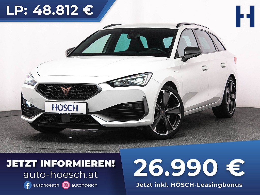 Cupra Leon SP Kombi 1.4 eHybrid VZ PHEV 19er AHK DCC++ bei Autohaus Hösch GmbH in 