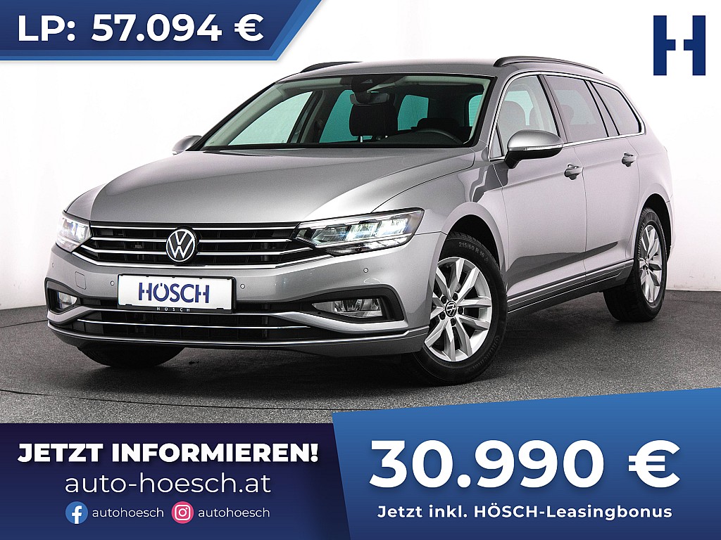 VW Passat Variant 2.0 TDI Business Aut. AHK ACC -46% bei Autohaus Hösch GmbH in 