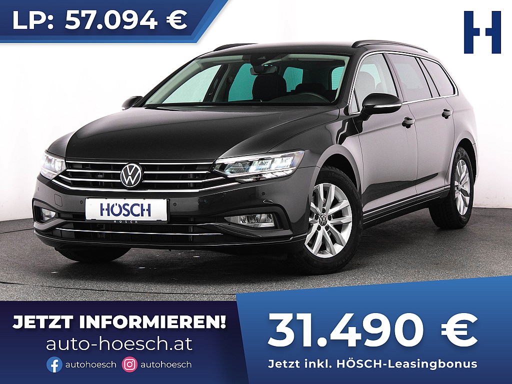 VW Passat Variant 2.0 TDI Business Aut. AHK WIE NEU -45% bei Autohaus Hösch GmbH in 