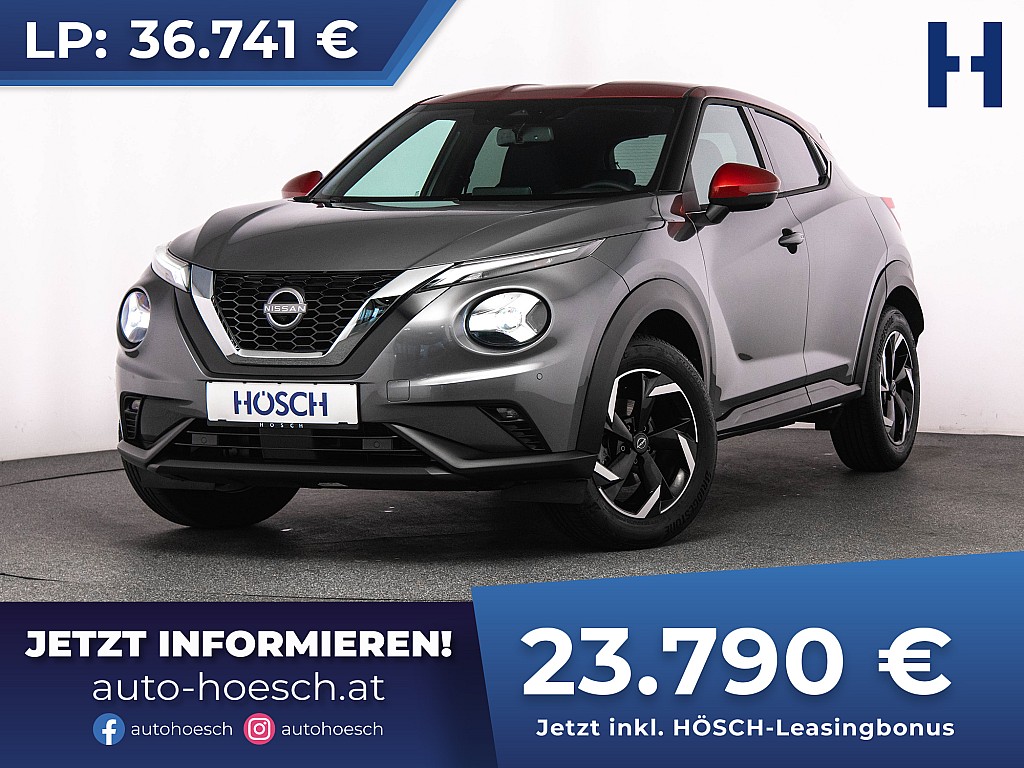 Nissan Juke N-Connecta 114 DIG-T Aut. 360° ACC -35% bei Autohaus Hösch GmbH in 