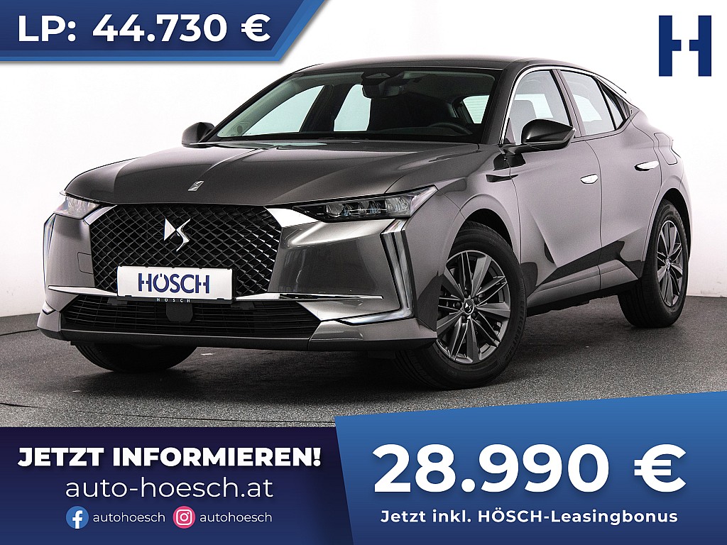 DS Automobiles DS 4 Hybrid E-Tense 225 PHEV OHNE KILOMETER bei Autohaus Hösch GmbH in 