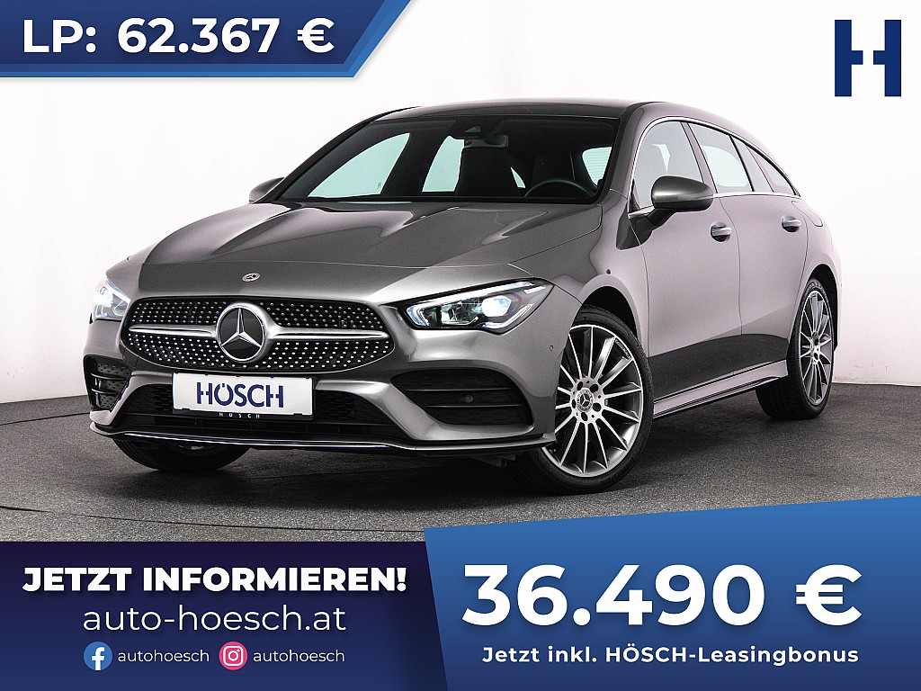 Mercedes-Benz CLA 250e SB AMG PREMIUM PANO AHK 19er -42% bei Autohaus Hösch GmbH in 