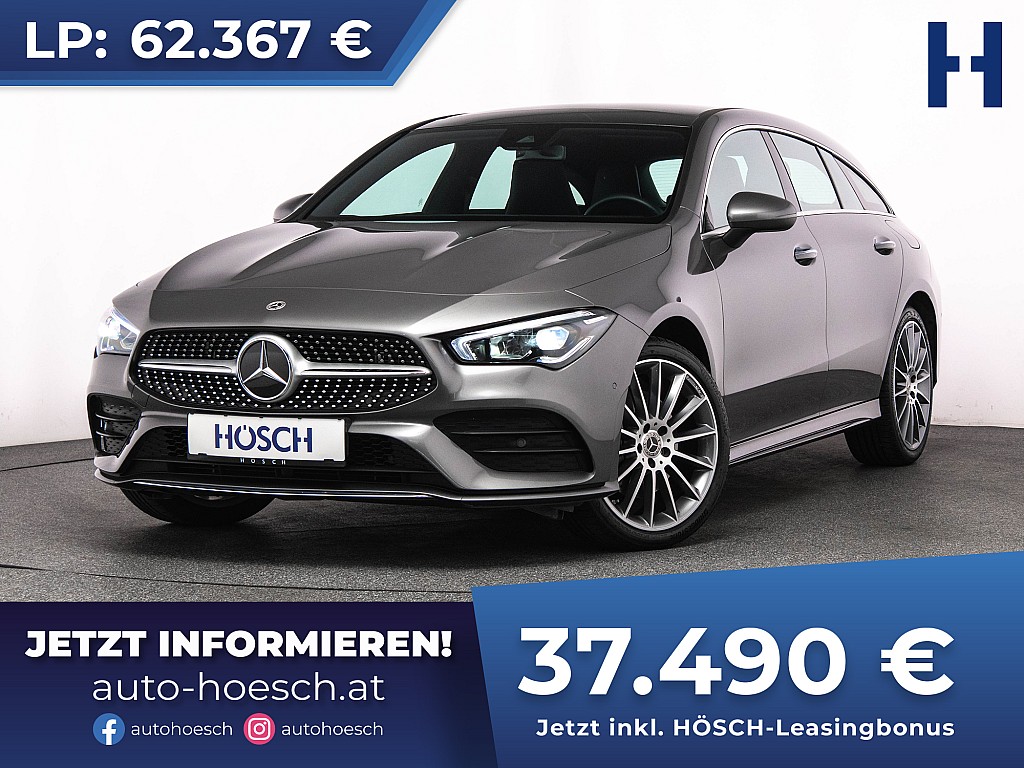 Mercedes-Benz CLA 250e SB AMG PREMIUM PANO AHK 19er -40% bei Autohaus Hösch GmbH in 