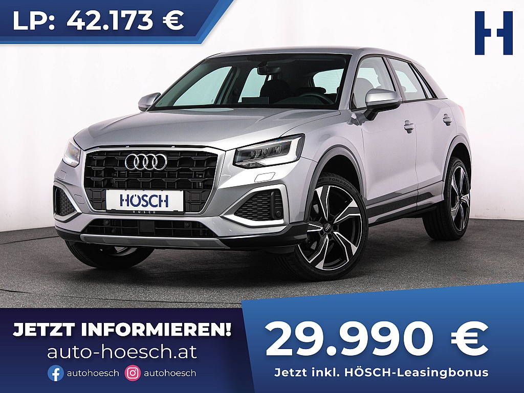 Audi Q2 35 TFSI advanced Aut. LED STHZ ACC R-KAMERA bei Autohaus Hösch GmbH in 