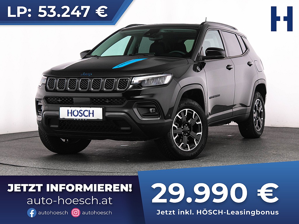 Jeep Compass 4xe PHEV Trailhawk KAMERA ACC -44% bei Autohaus Hösch GmbH in 