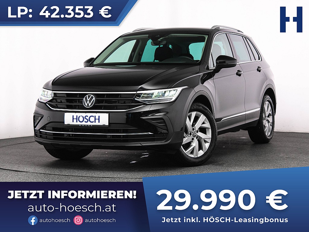 VW Tiguan TSI Life LED NAV R-KAM 18er ACC WINTERPAKET bei Autohaus Hösch GmbH in 