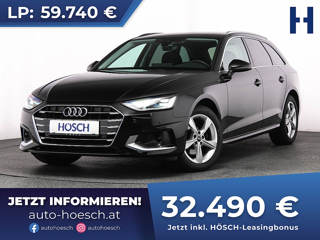 Audi A4 Avant 35 TDI advanced AHK R-KAM ASSISTENZ bei Autohaus Hösch GmbH in 