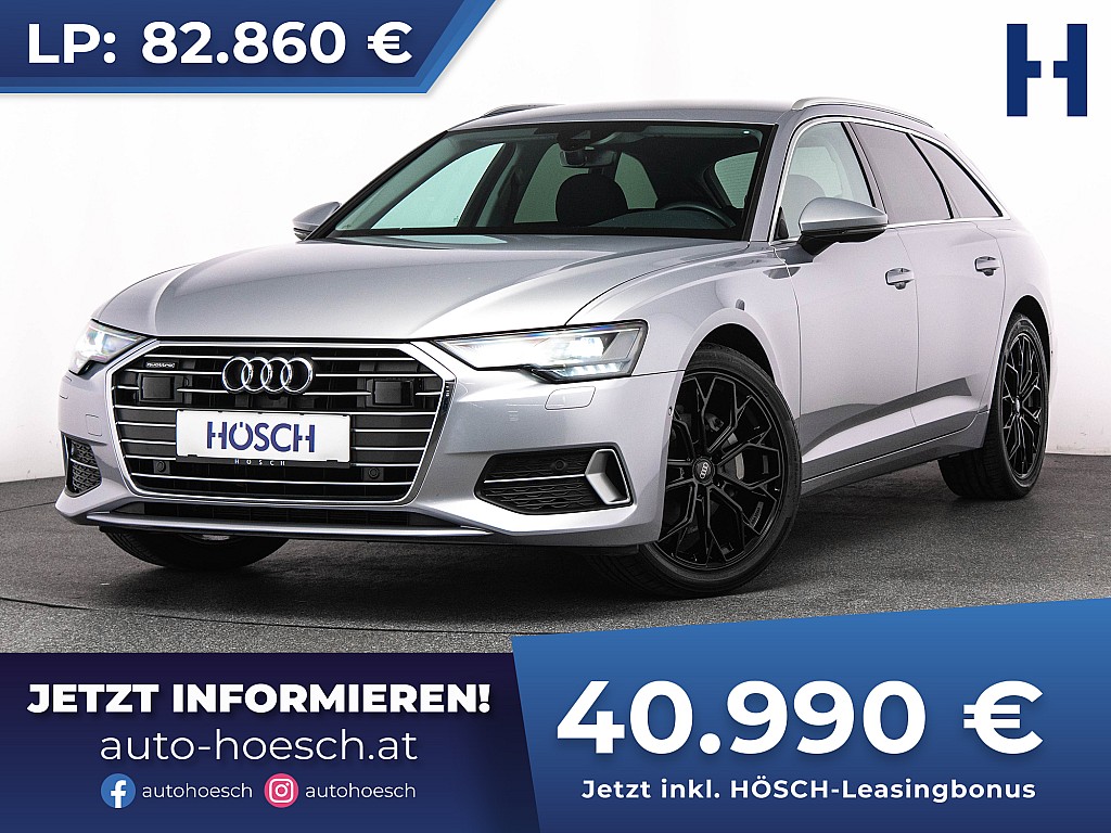 Audi A6 Avant 40 TDI quattro AHK STHZ ASSISTENZ -51% bei Autohaus Hösch GmbH in 